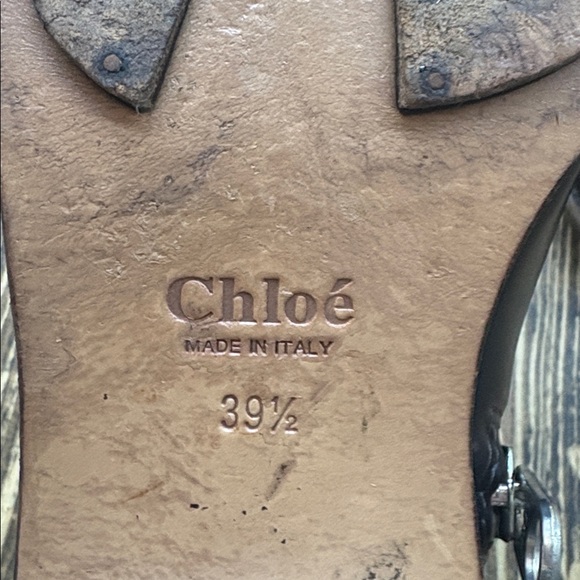 Vintage Chloe Dark Brown Leather Motorcycle Ankle Boots - Picture 2 of 12